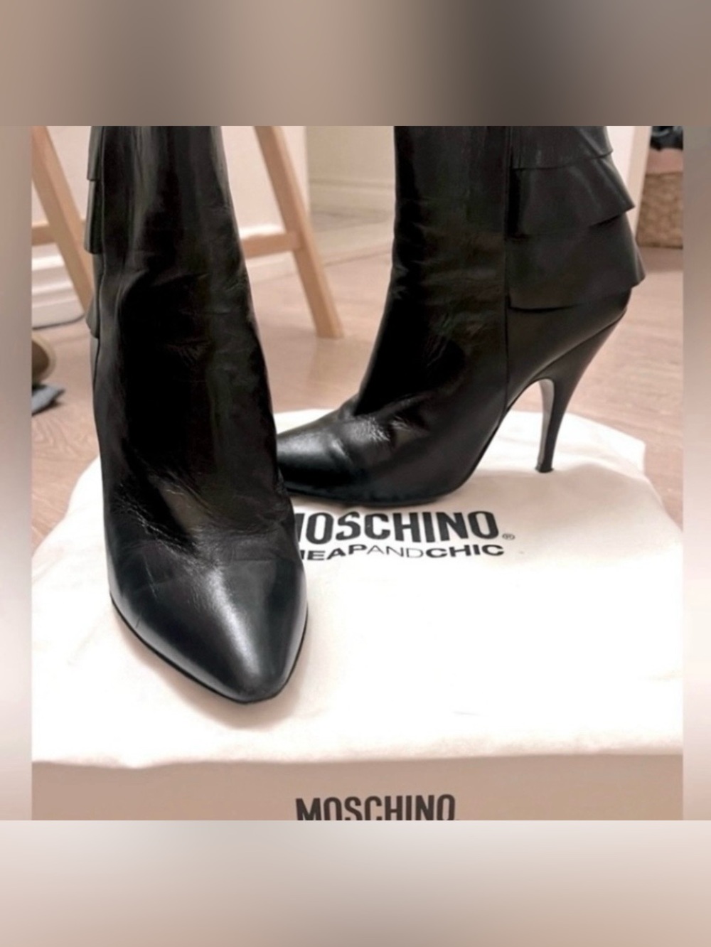 Moschino Black Women's
Heeled Boots